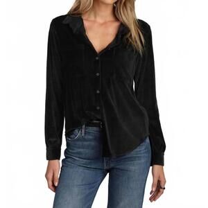 NEW DYLAN maeve corduroy shirt in black